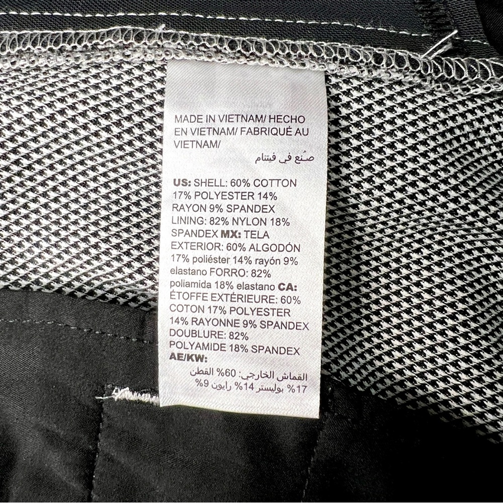 Chico’s women’s houndstooth casual dress pants, size 10R - Picture 11 of 12